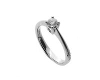 Ring Damiani Woman Scelgo Te in White Gold Diamante 0.35 Ct 20087514 - 20087514
